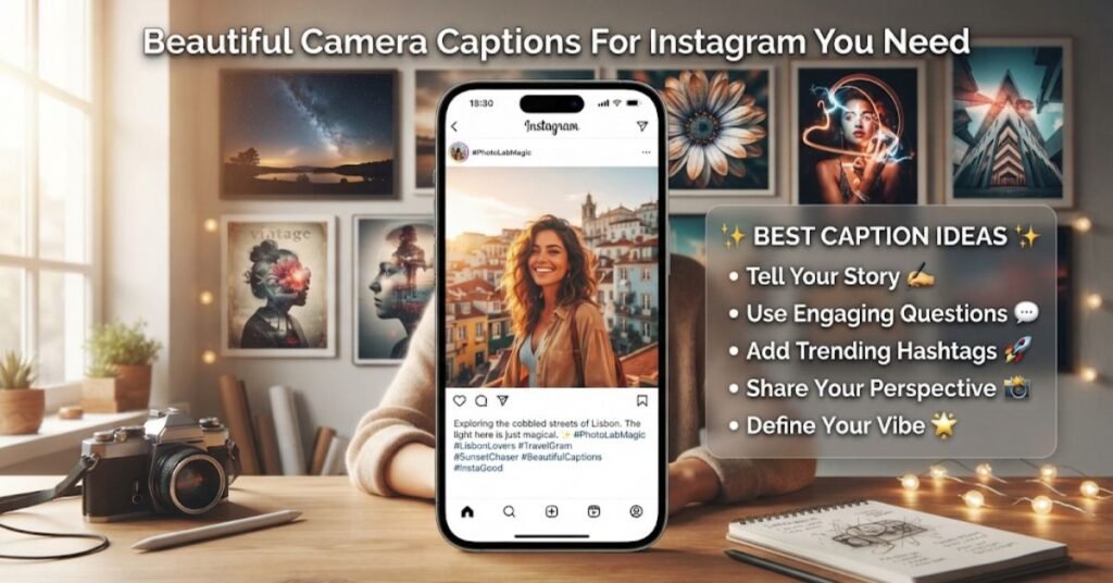 Beautiful Camera Captions For Instagram You Need
