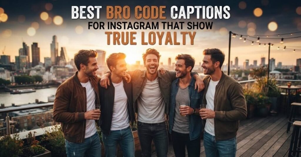 Best Bro Code Captions For Instagram That Show True Loyalty