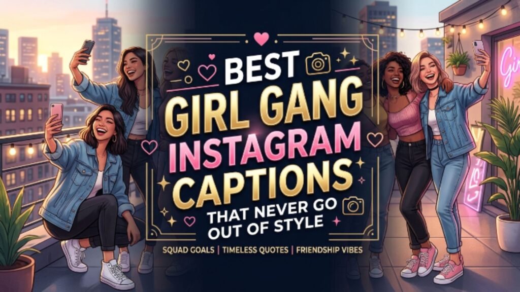 Best Girl Gang Instagram Captions That Never Go Out of Style