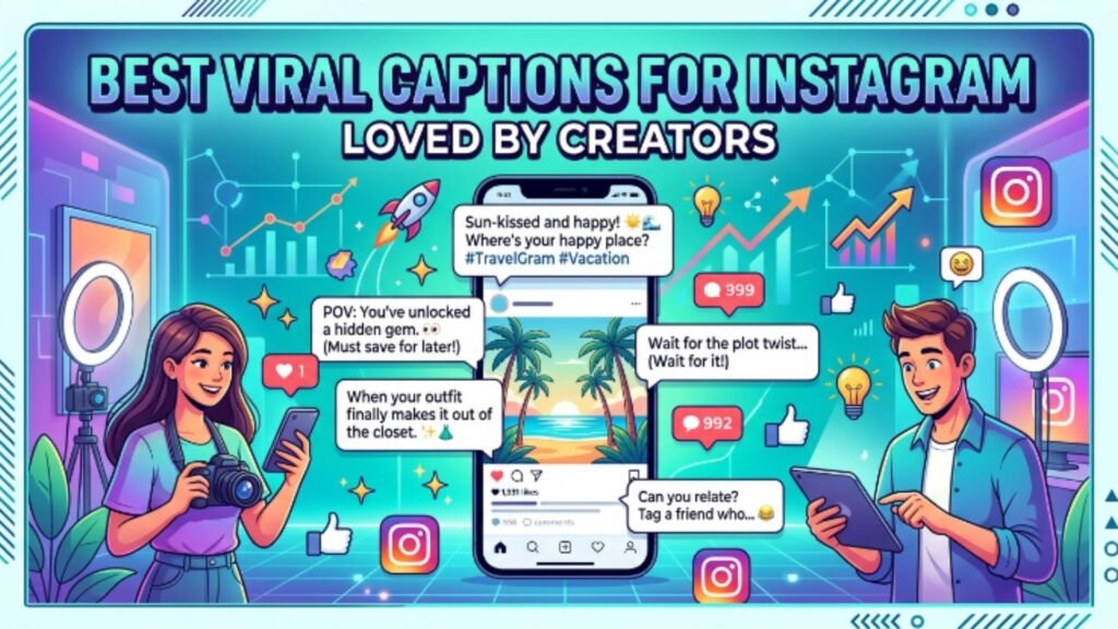 Best Viral Captions For Instagram Loved by Creators
