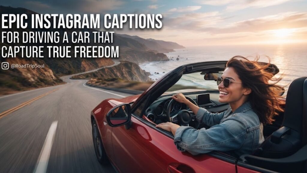 Epic Instagram Captions for Driving a Car That Capture True Freedom