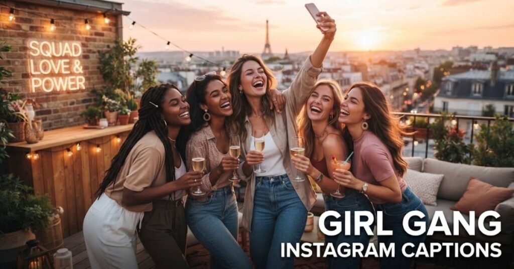 Girl Gang Instagram Captions for Squad Love and Power