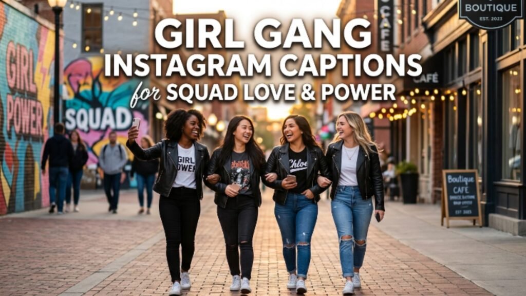 Girl Gang Instagram Captions for Squad Love and Power