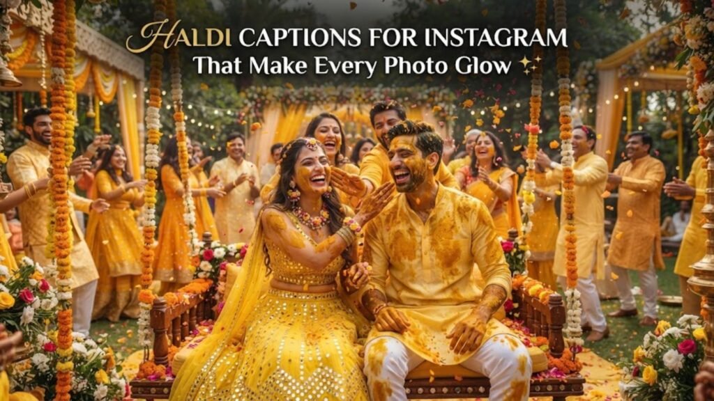 Haldi Captions For Instagram That Make Every Photo Glow