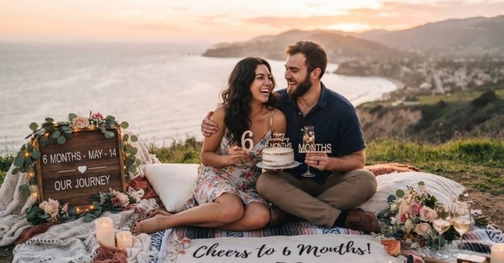 Romantic 6 Month Anniversary Instagram Captions for Couples