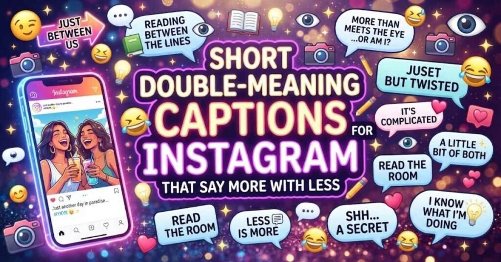 Short Double-Meaning Captions for Instagram That Say More With Less
