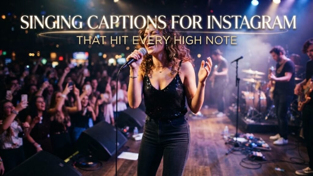 Singing Captions For Instagram That Hit Every High Note