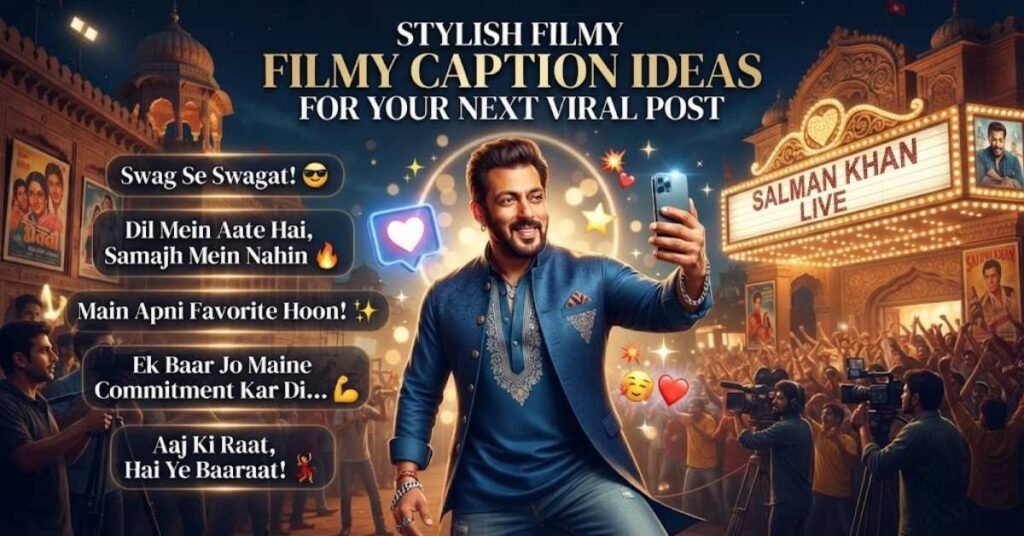 Stylish Filmy Caption Ideas for Your Next Viral Post