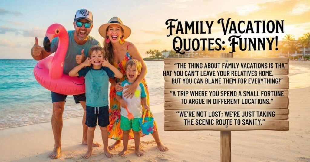 Short Family Vacation Captions