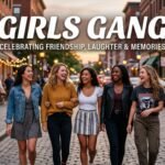 girls gang caption