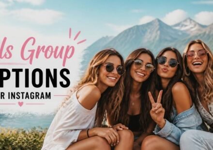 girls group captions for instagram