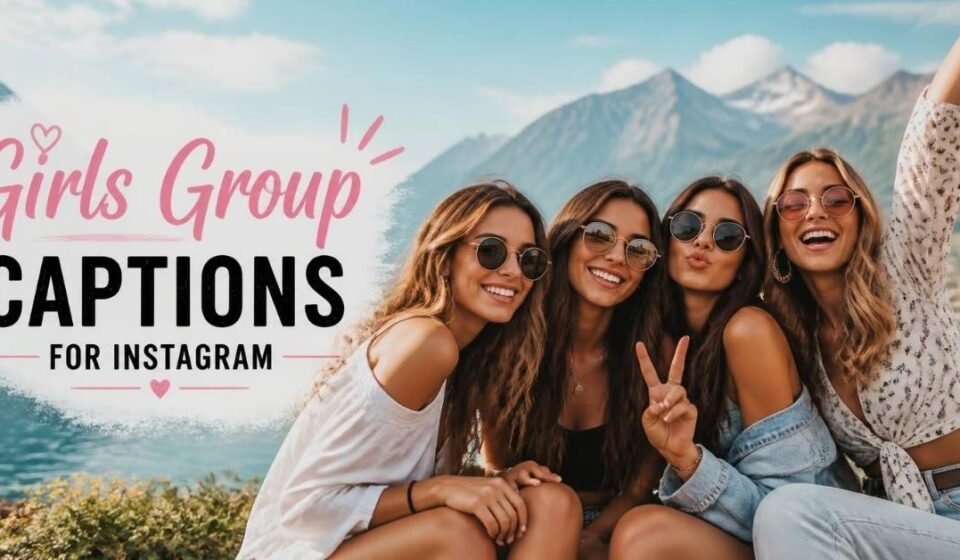 girls group captions for instagram