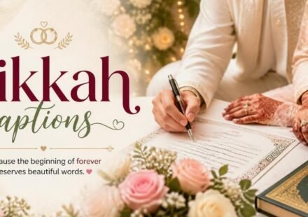 nikkah captions